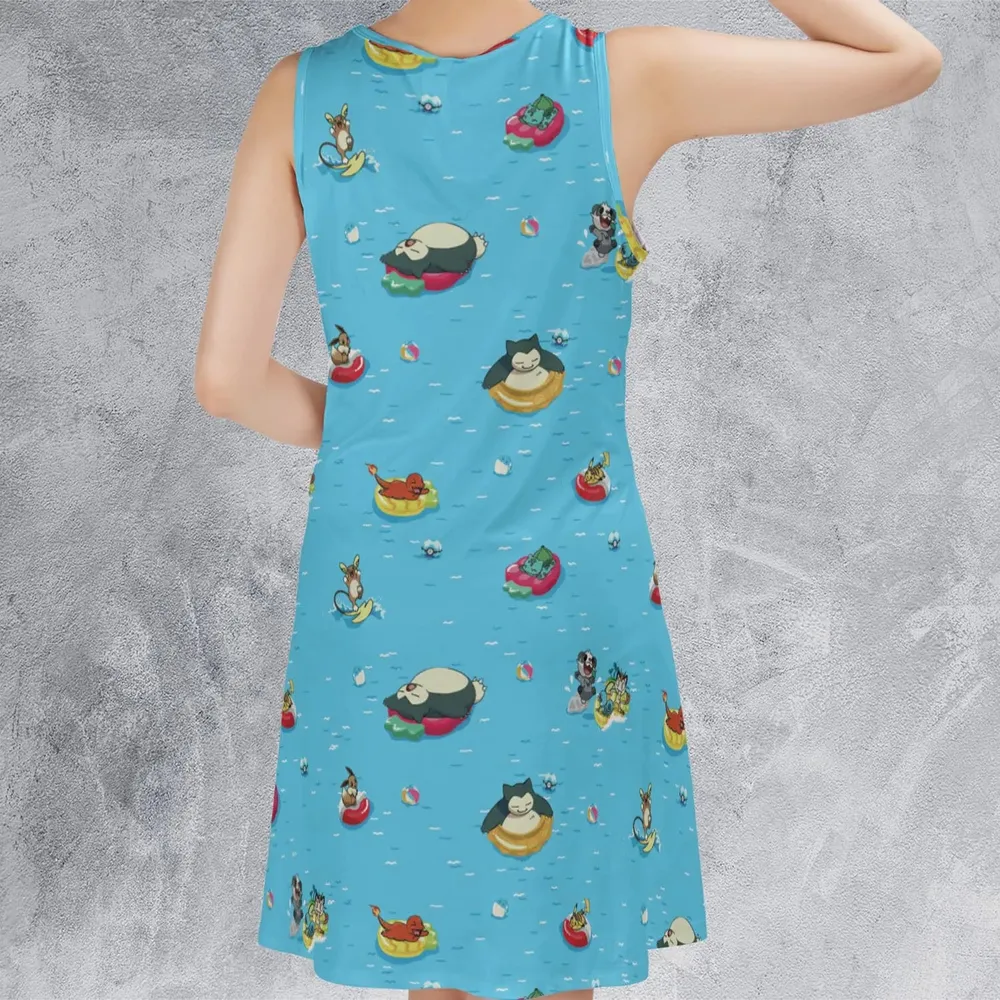 Pokemon Sunny Days Sea Swim Sleeveless Dress - 3