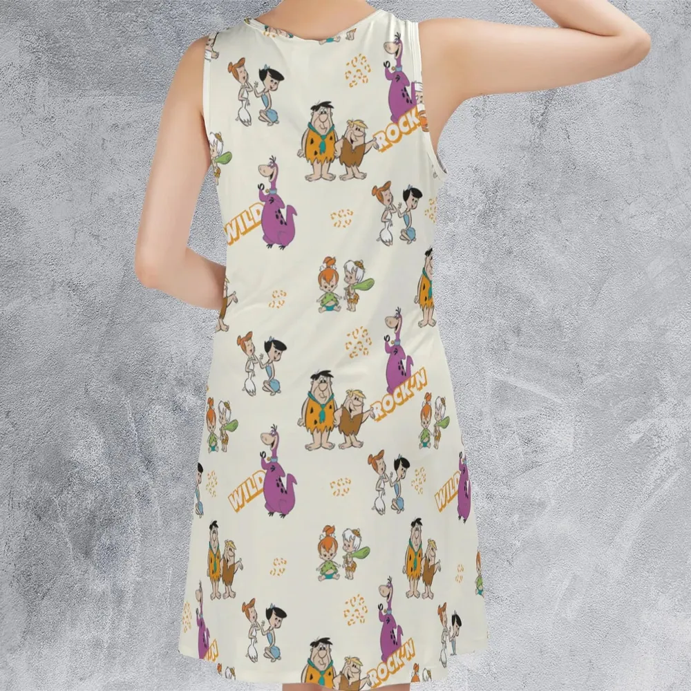Rock'n The Flintstones Sleeveless Dress - 3