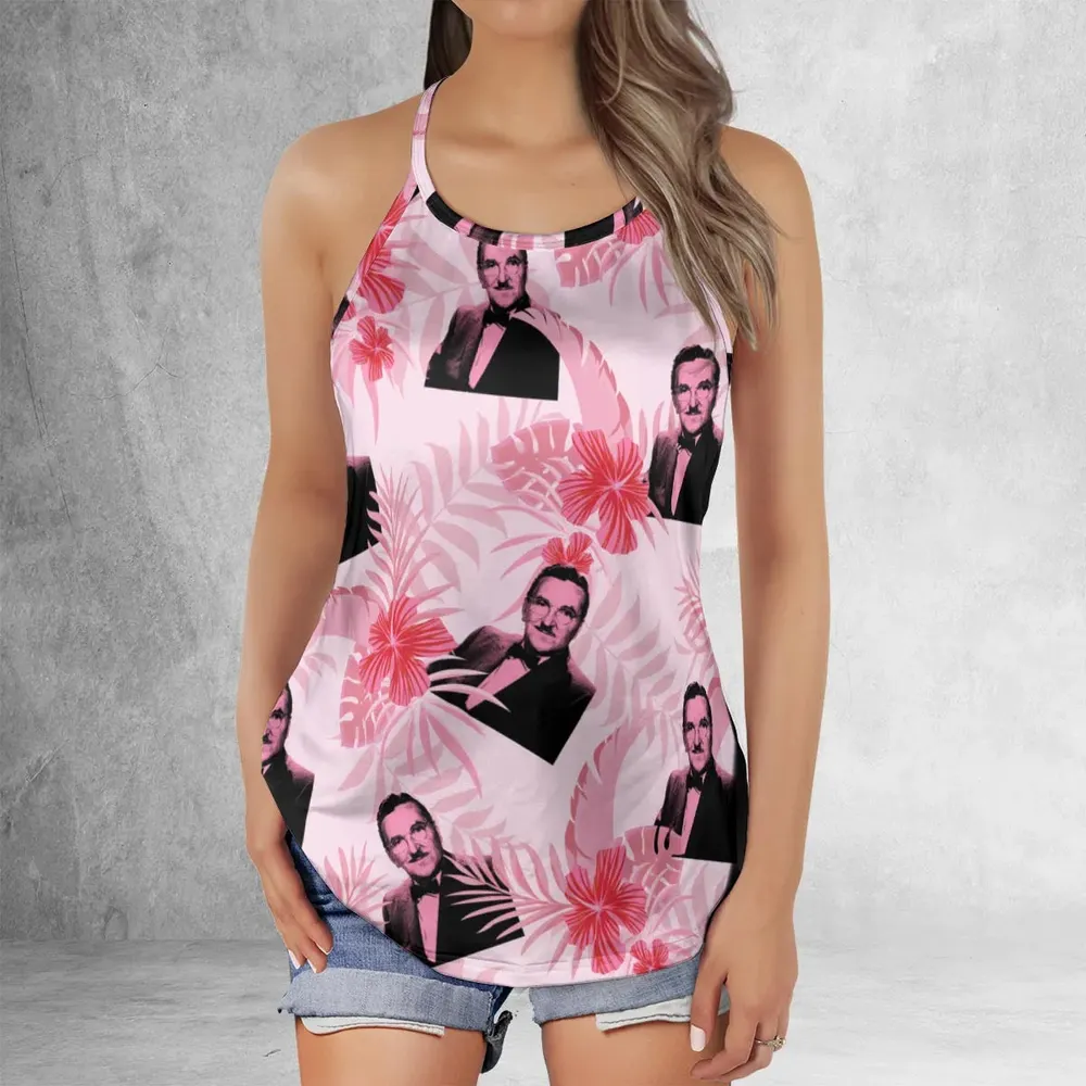 The Andy Griffith Show Pink Pattern Criss Cross Tank Top - 2