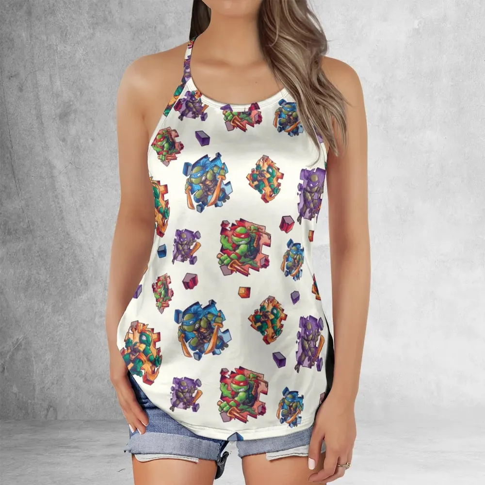 TMNT Break The Wall Criss Cross Tank Top - 2