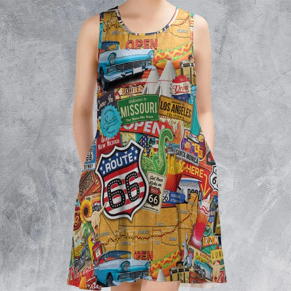 Main State of America Sleeveless Dress - 2