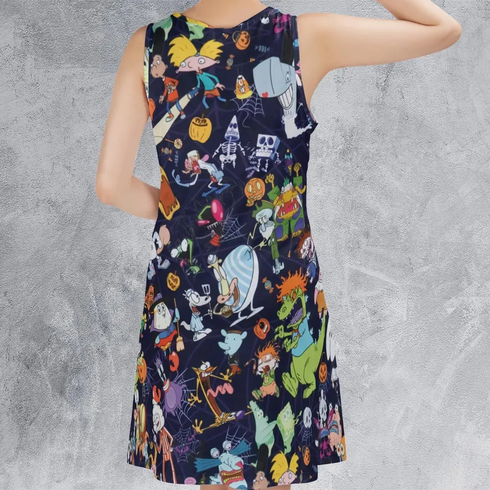 Nickelodeon Halloween Party Sleeveless Dress - 3