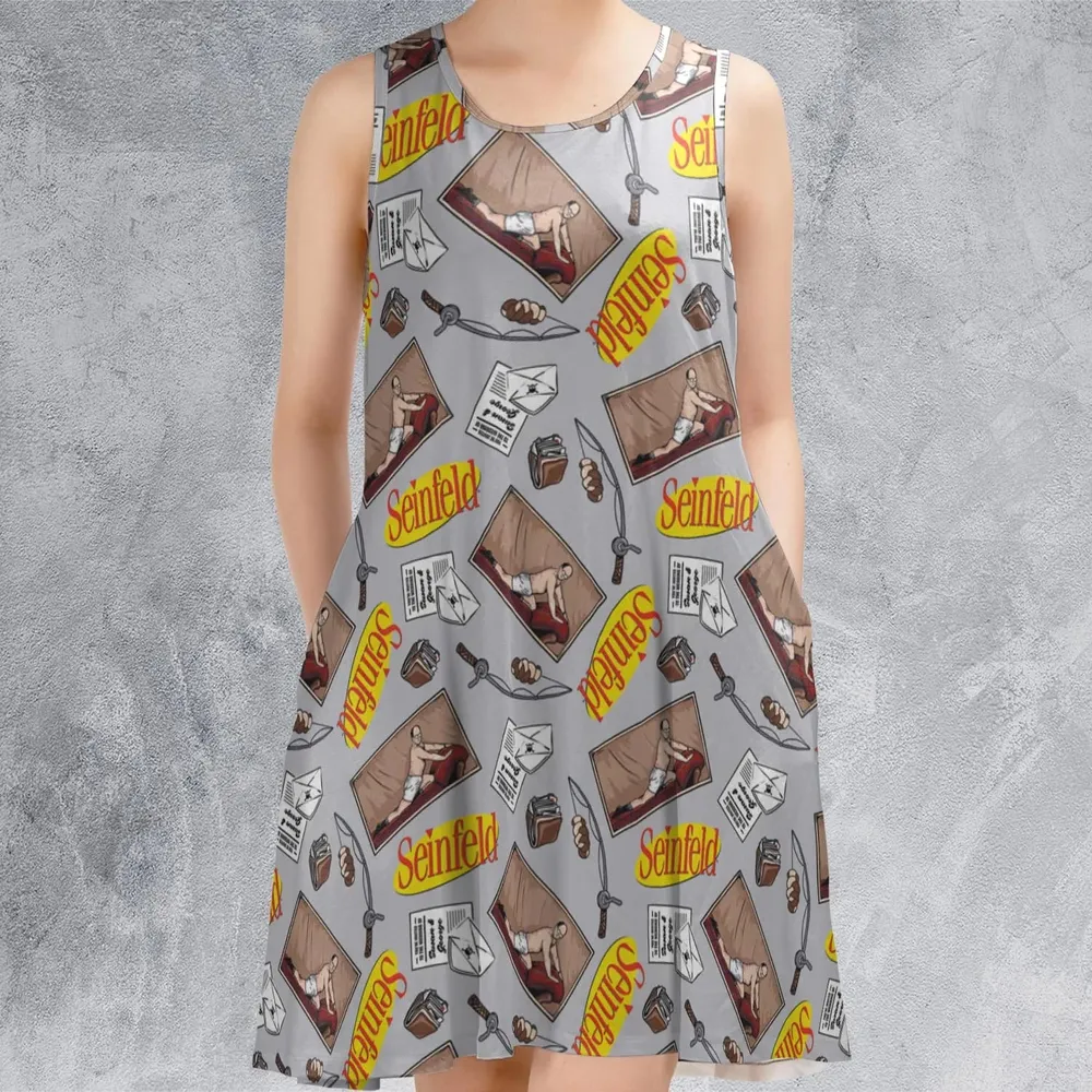 George Underwear Seinfeld Sleeveless Dress - 2