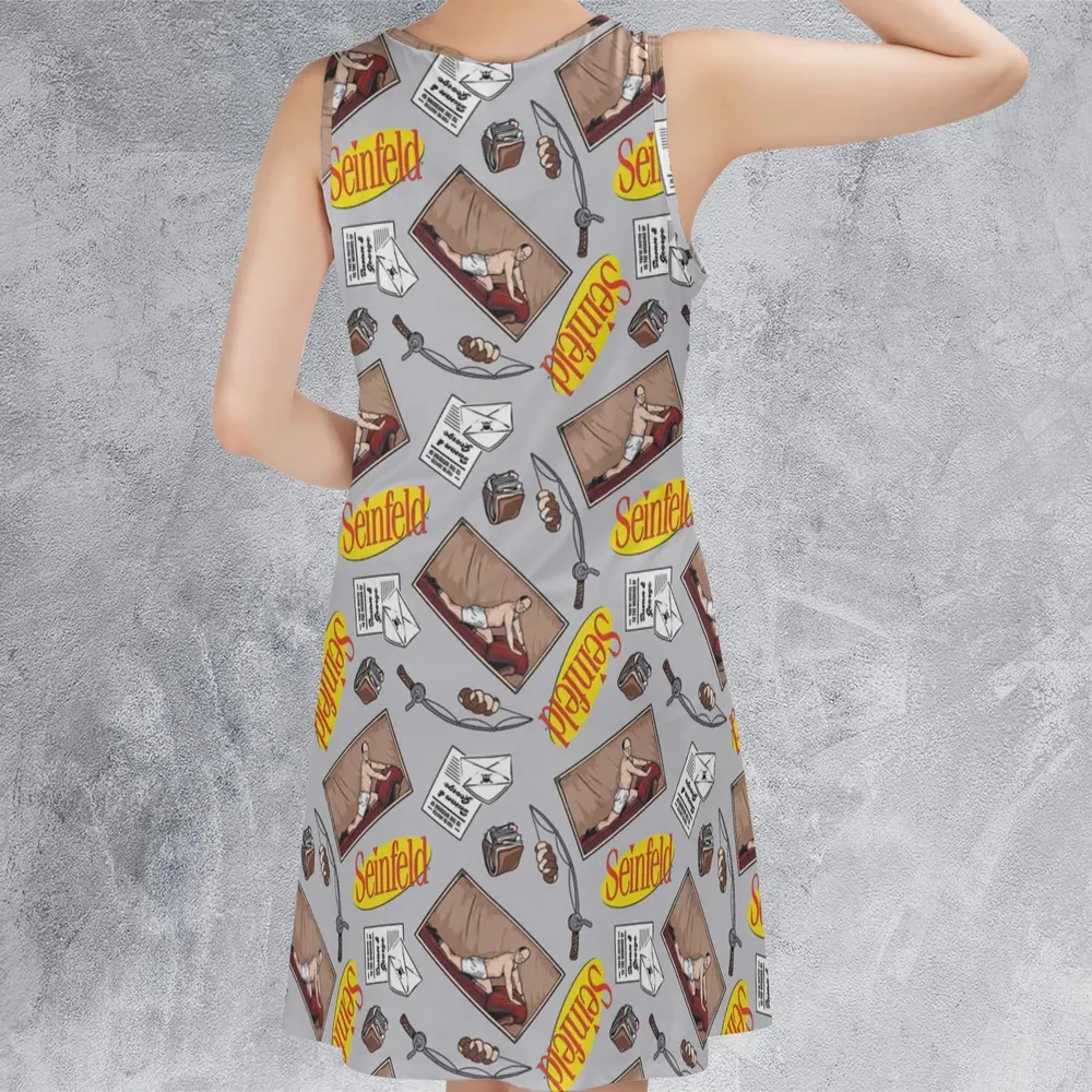 George Underwear Seinfeld Sleeveless Dress - 3