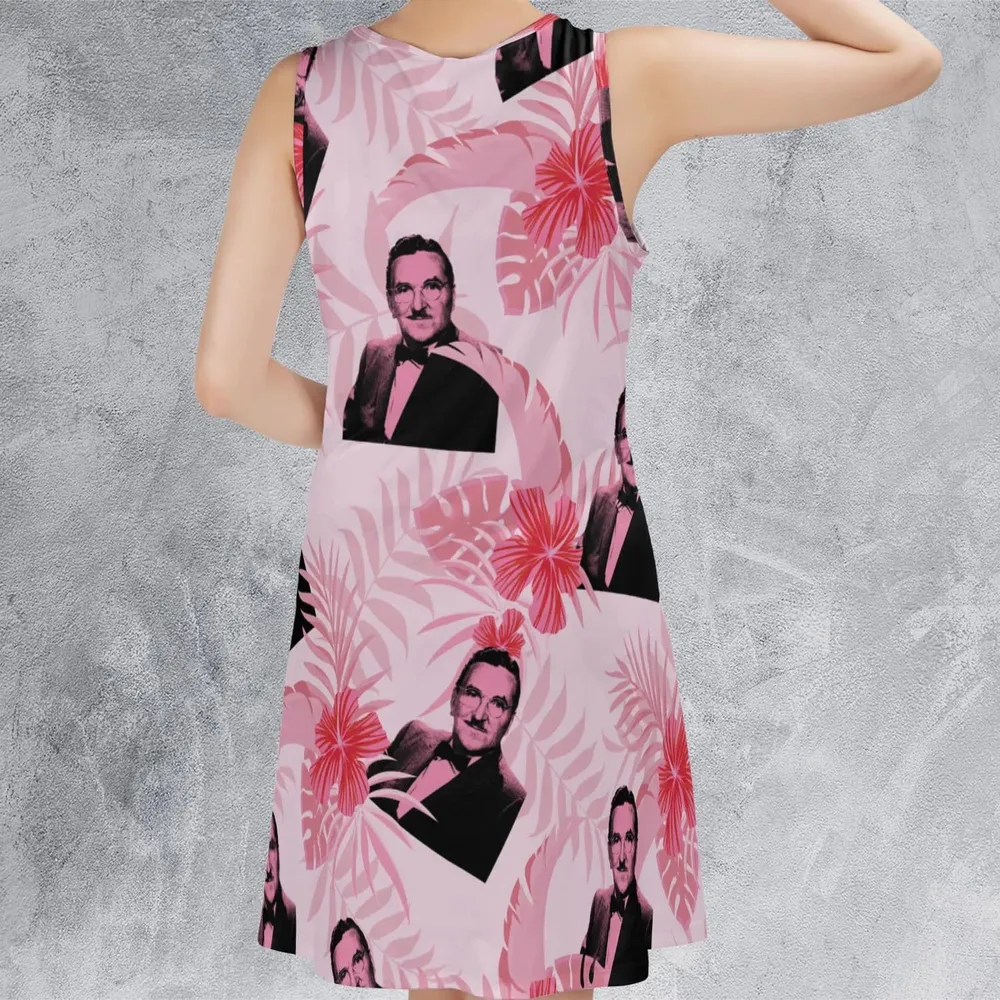 The Andy Griffith Show Pink Pattern Sleeveless Dress - 3