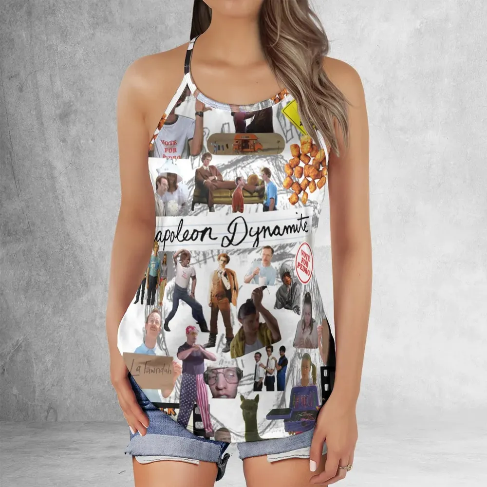 Napoleon Dynamite Journal Criss Cross Tank Top - 2