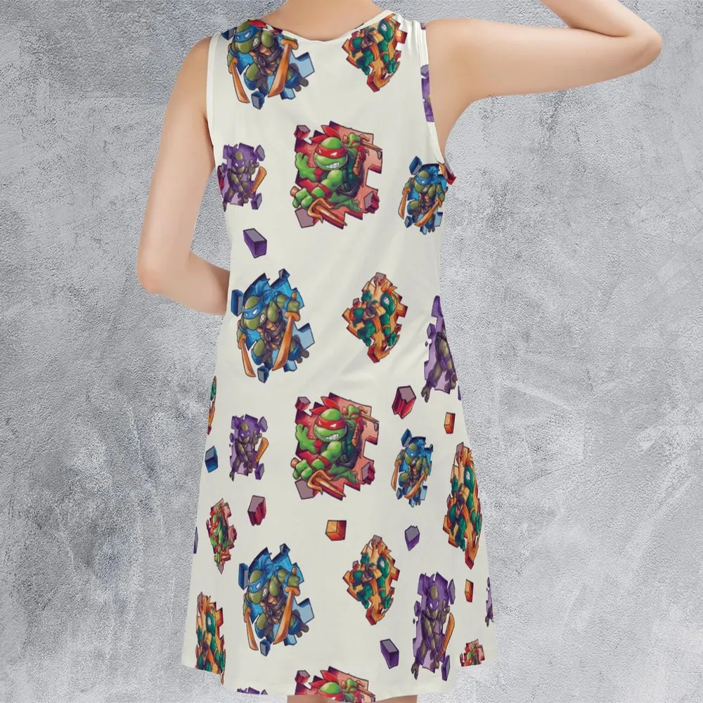TMNT Break The Wall Sleeveless Dress - 3