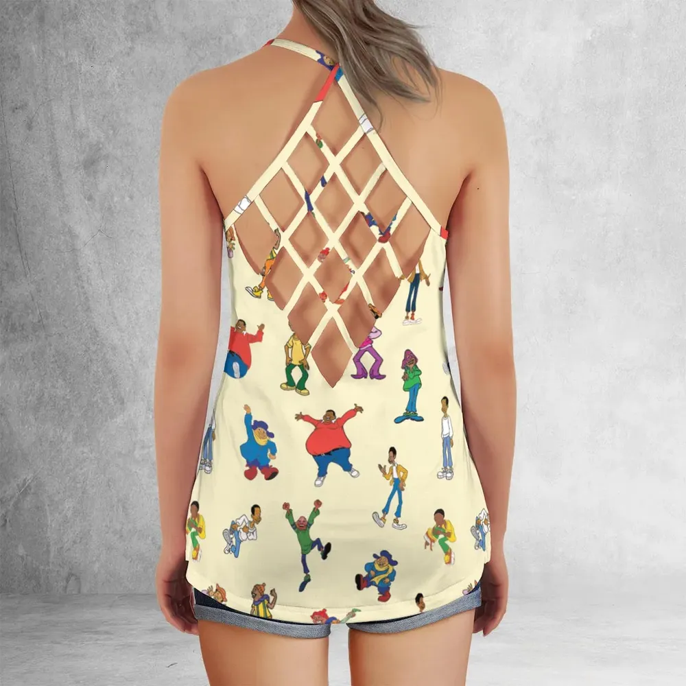 Fat Albert and the Cosby Kids Criss Cross Tank Top - 3