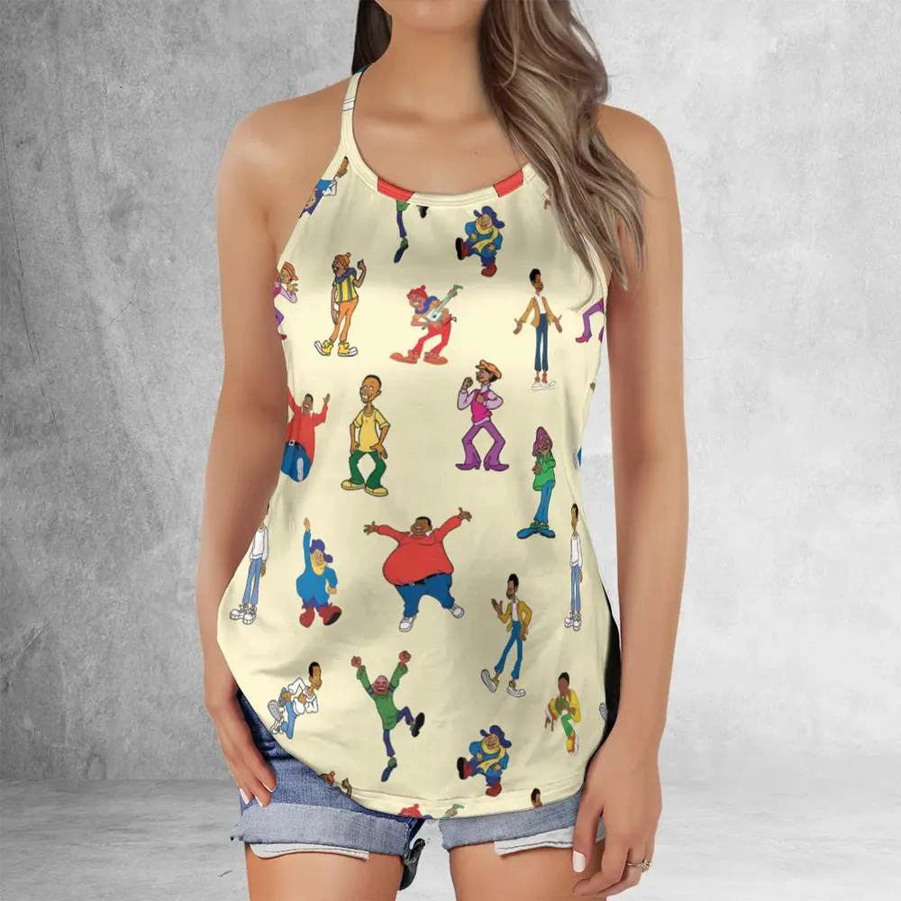 Fat Albert and the Cosby Kids Criss Cross Tank Top - 2