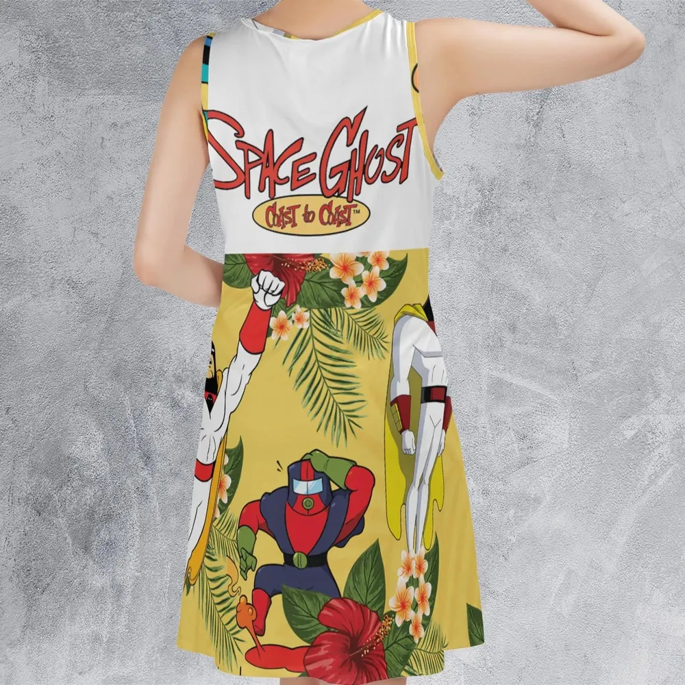 Space Ghost Coast to Coast Characters Sleeveless Dress - 3