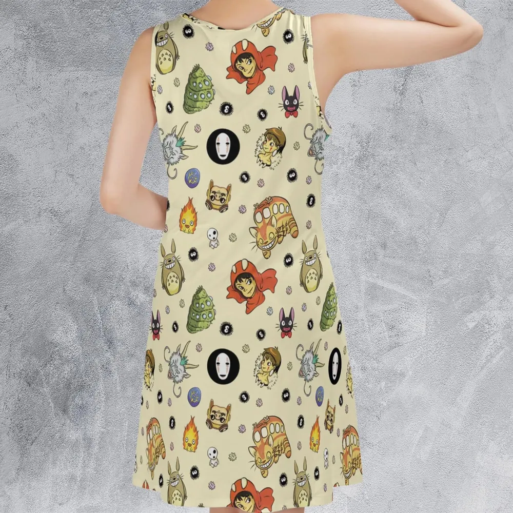 Ghiblipalooza Ghibli Themed Sleeveless Dress - 3