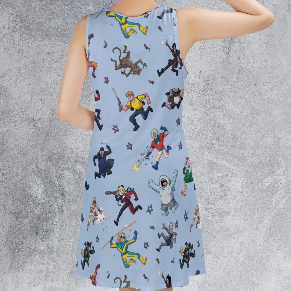 The Suicide Squad Pattern Sleeveless Dress - 3