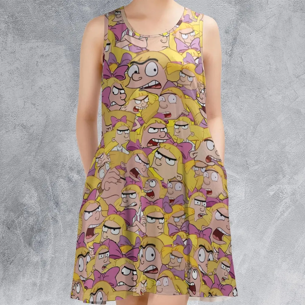 Helga G. Pataki Hey Arnold Sleeveless Dress - 2