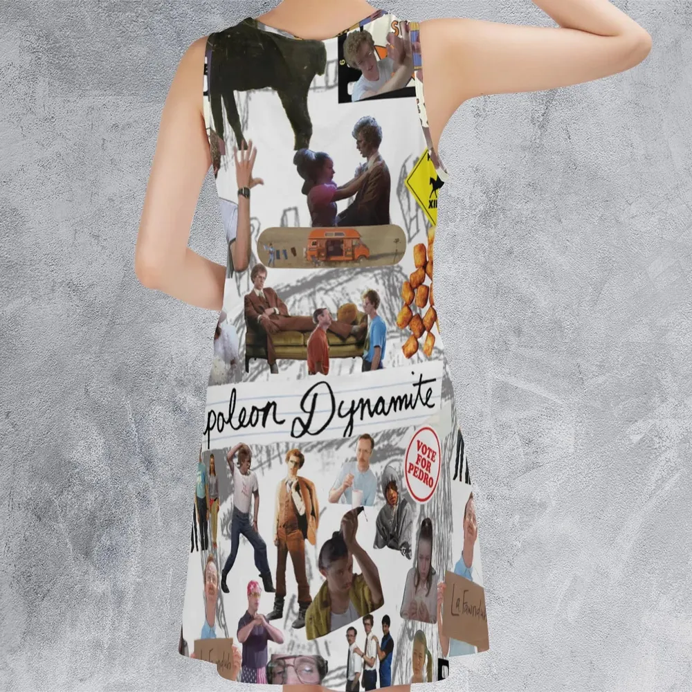 Napoleon Dynamite Journal Sleeveless Dress - 3