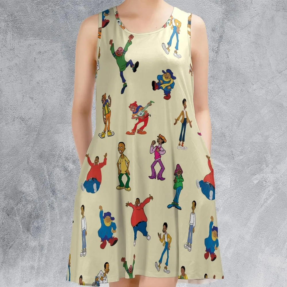 Fat Albert and the Cosby Kids Sleeveless Dress - 2