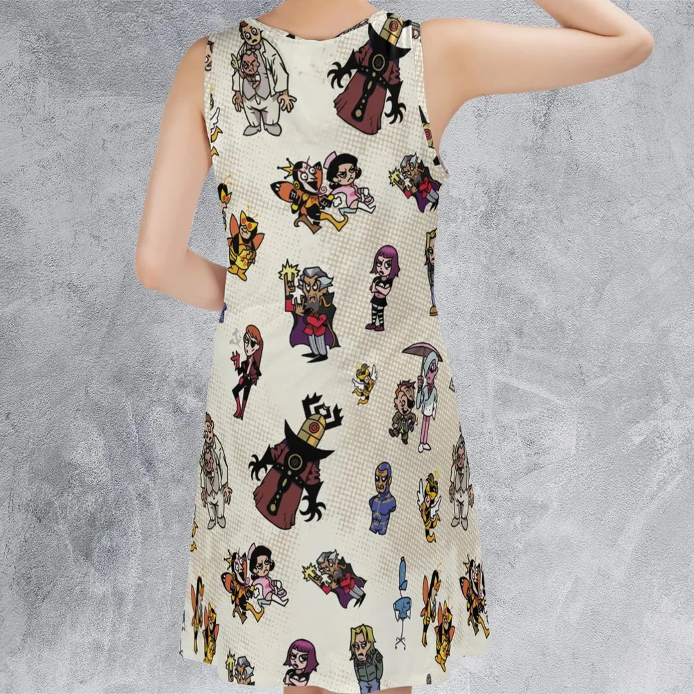 V Is For Venture The Venture Bros Villains Sleeveless Dress - 3