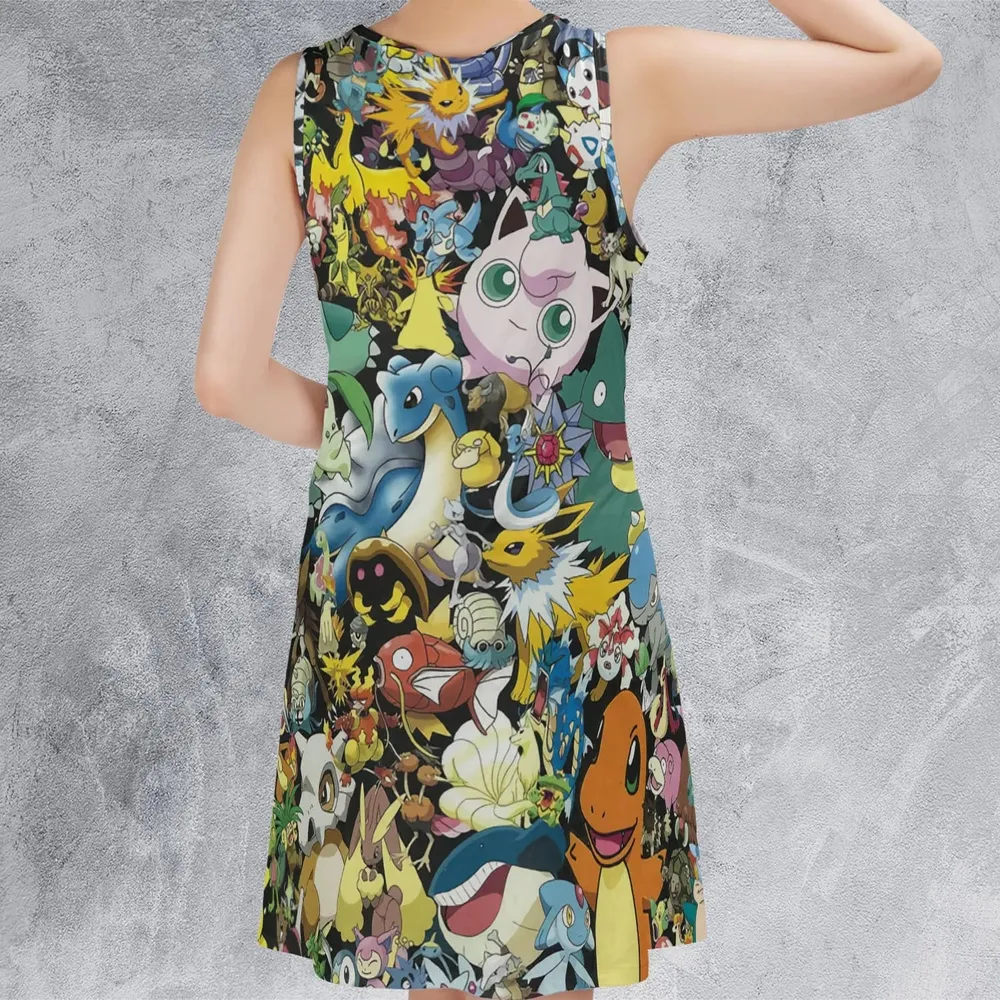 Gotta Catch 'em all Pokemon Sleeveless Dress - 3