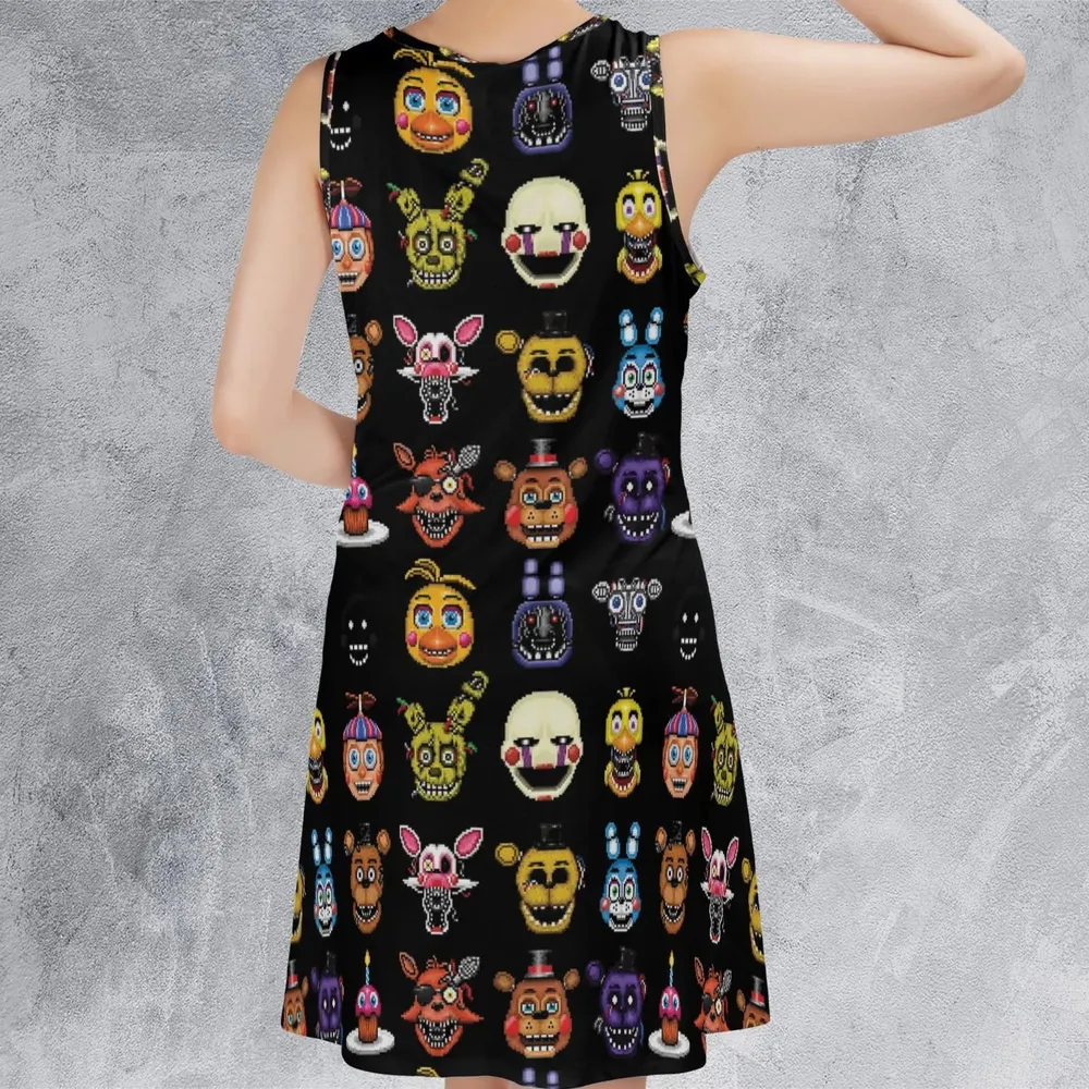Five Nights At Freddys World Sleeveless Dress - 3
