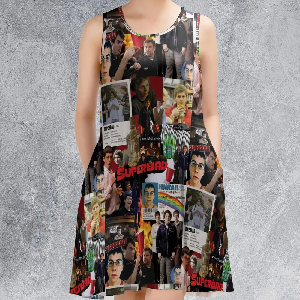 Seth Evan McLovin Superbad Sleeveless Dress - 2