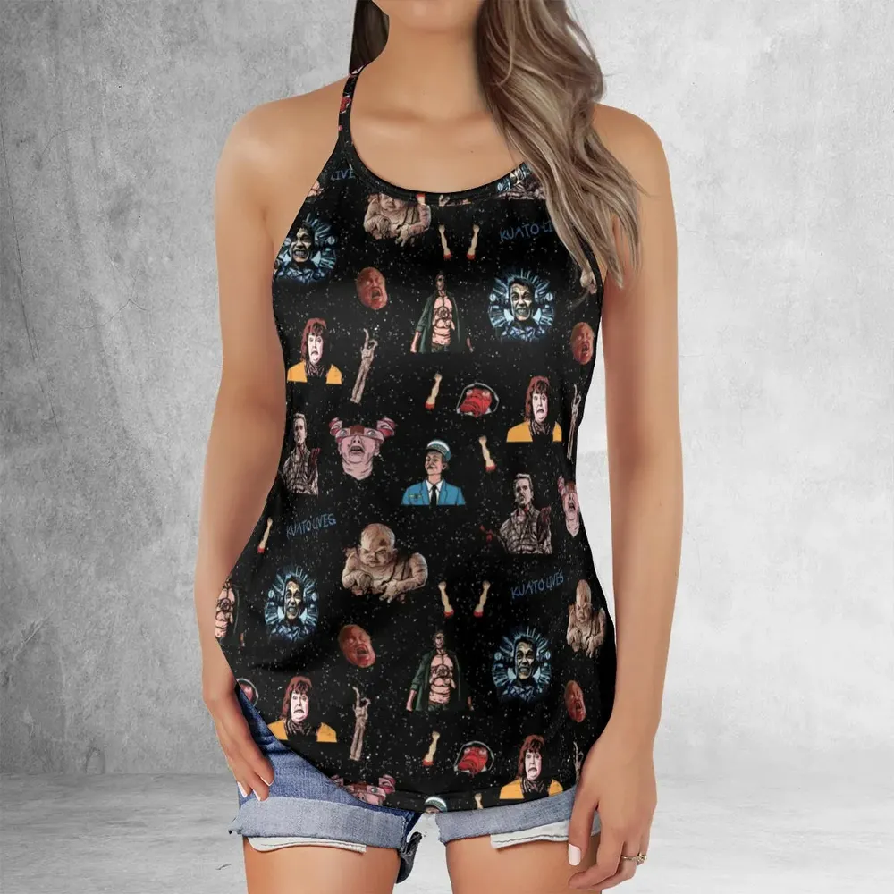 Total Recall Pattern Criss Cross Tank Top - 2