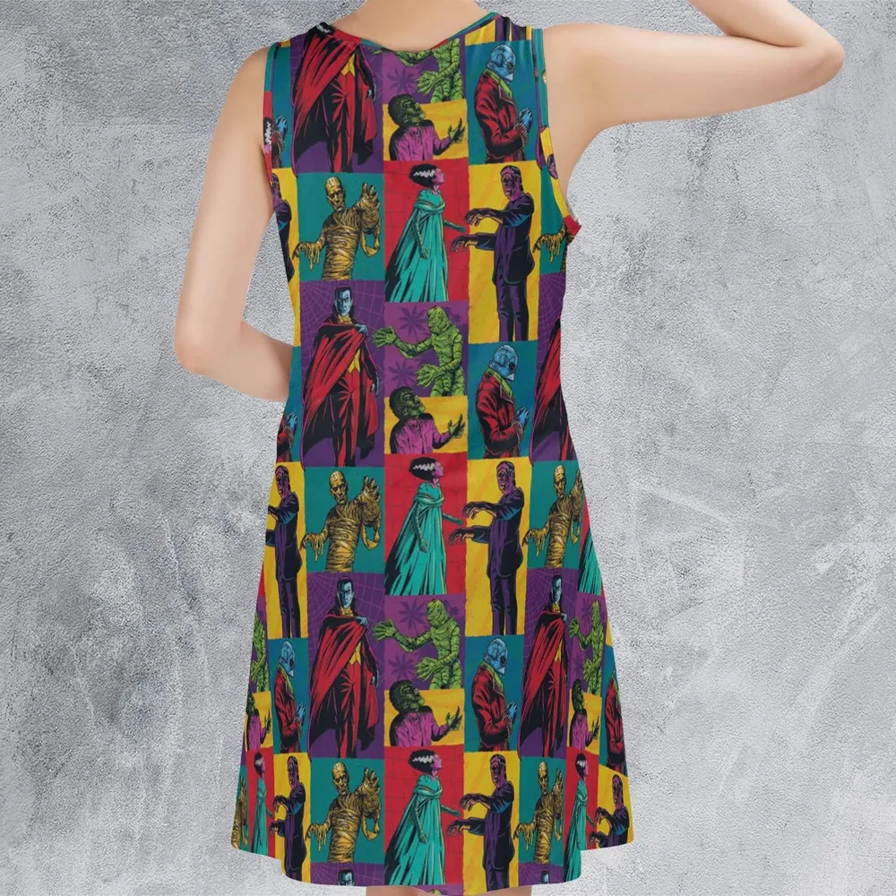 Monsterror Universal Classic Monsters Sleeveless Dress - 3