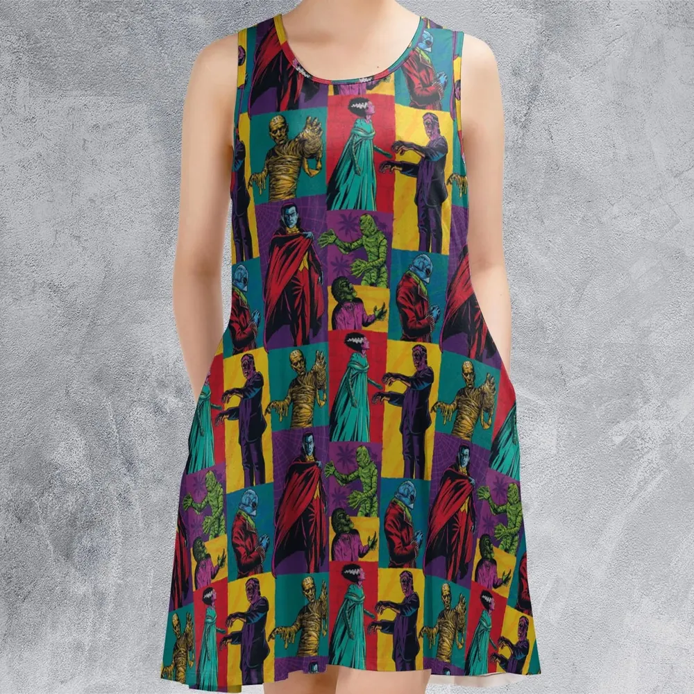 Monsterror Universal Classic Monsters Sleeveless Dress - 2