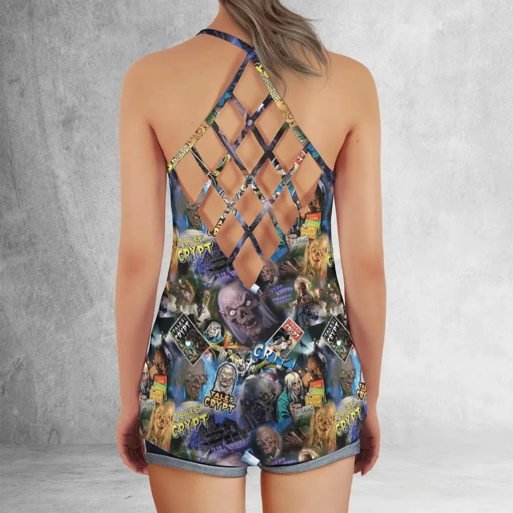 Tales from the Crypt Criss Cross Tank Top - 3