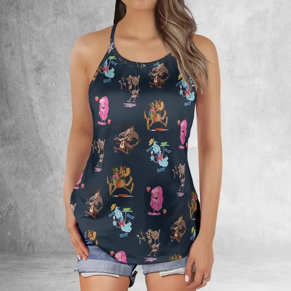 Funny Cereal Monsters Universal Monsters Criss Cross Tank Top - 2