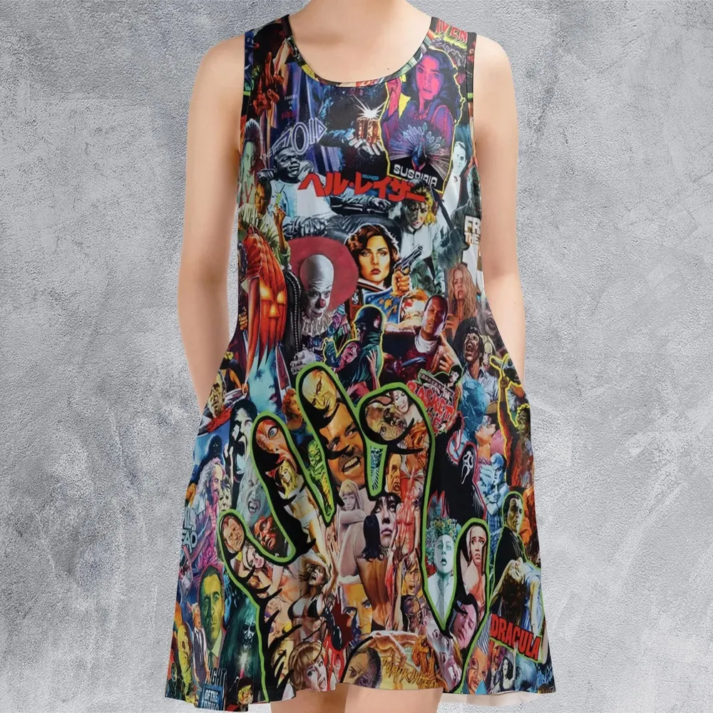 Horror My Love Sleeveless Dress - 2
