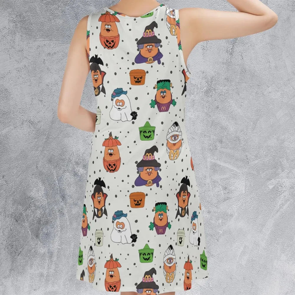 Memorable Friends McNugget Buddies Mcdonalds 1992 Sleeveless Dress - 3
