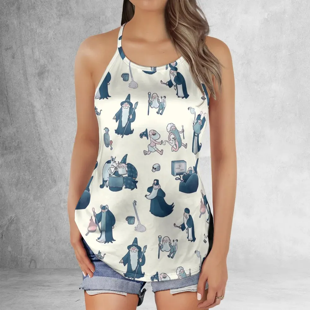 Shared Flat For Wizards Criss Cross Tank Top - 2