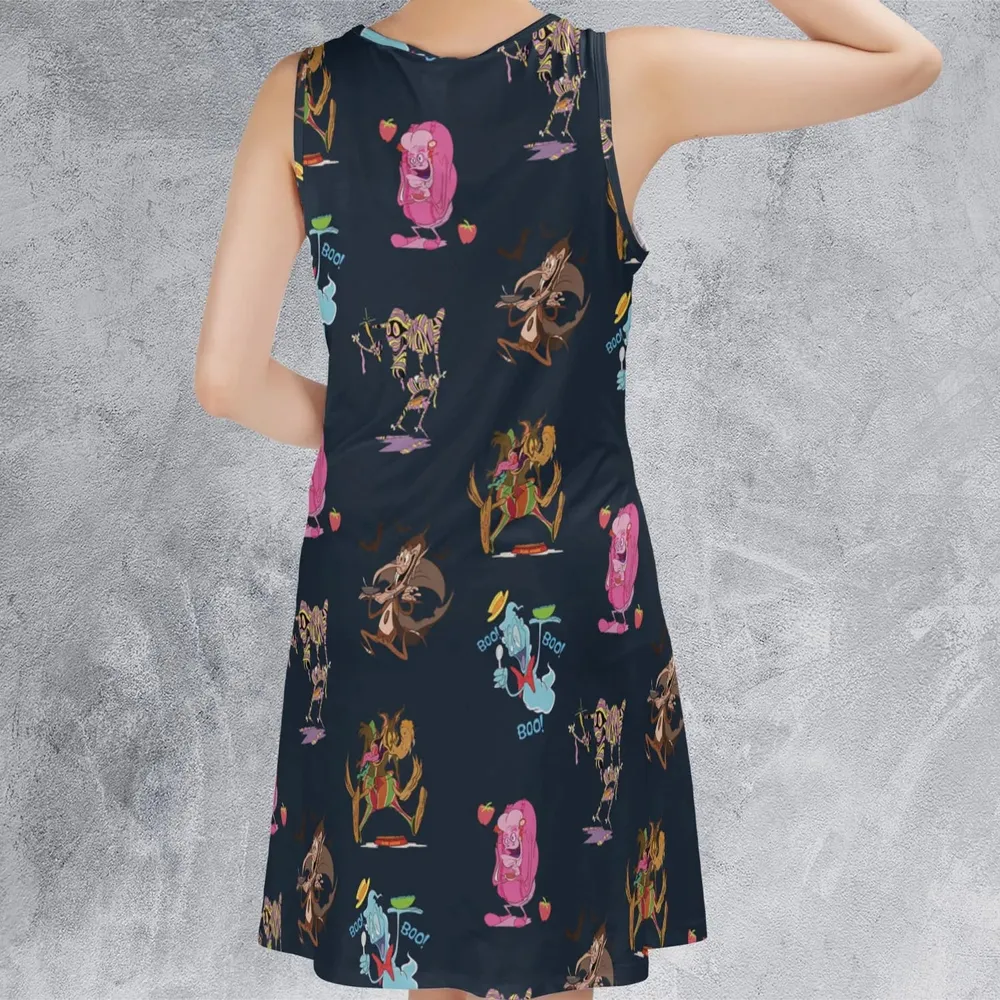 Funny Cereal Monsters Universal Monsters Sleeveless Dress - 3