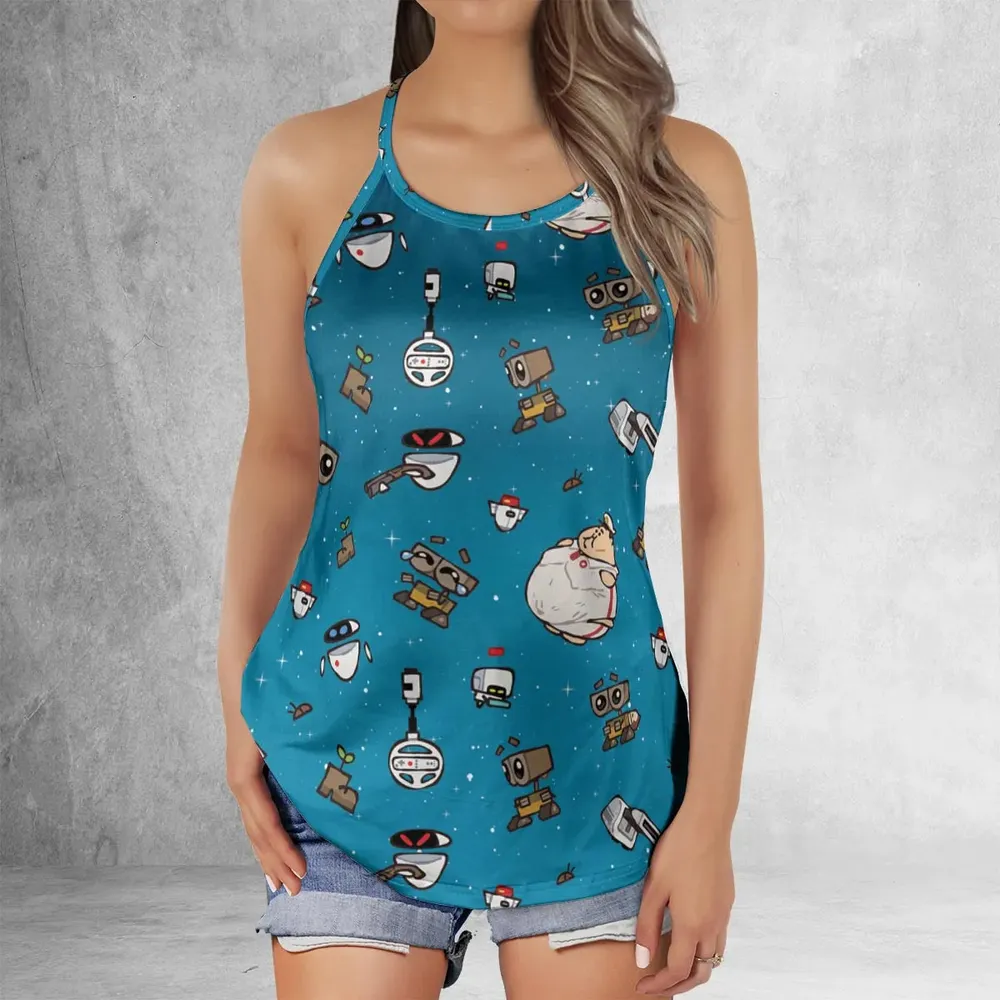 Space Vibes Wall-e Criss Cross Tank Top - 2