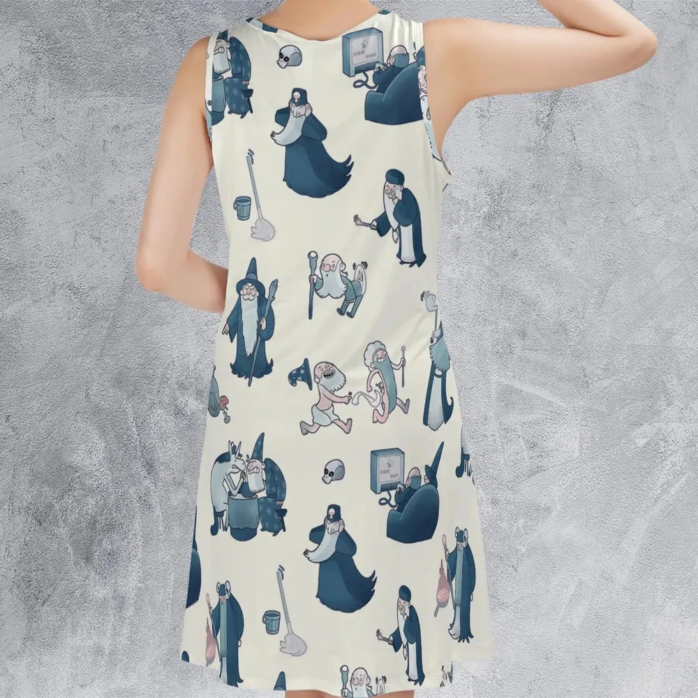 Shared Flat For Wizards Sleeveless Dress - 3