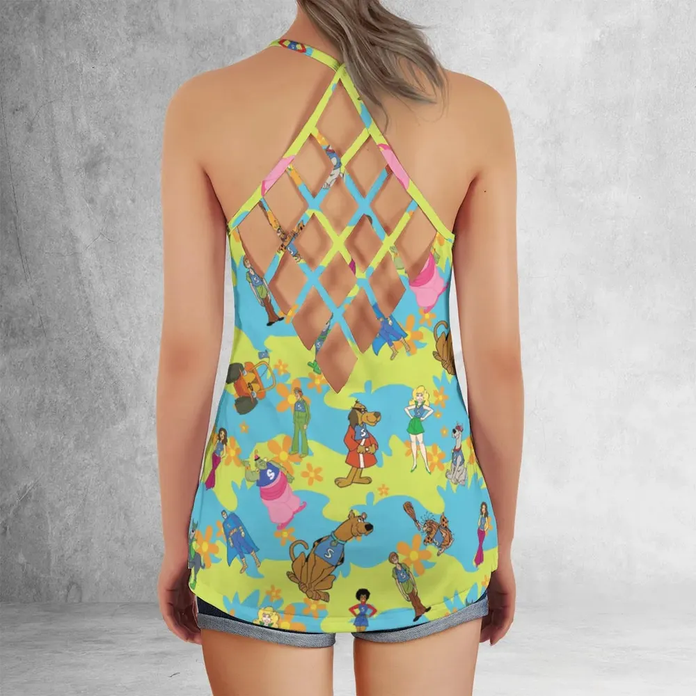 Scooby Gang Scooby Doobies Criss Cross Tank Top - 3