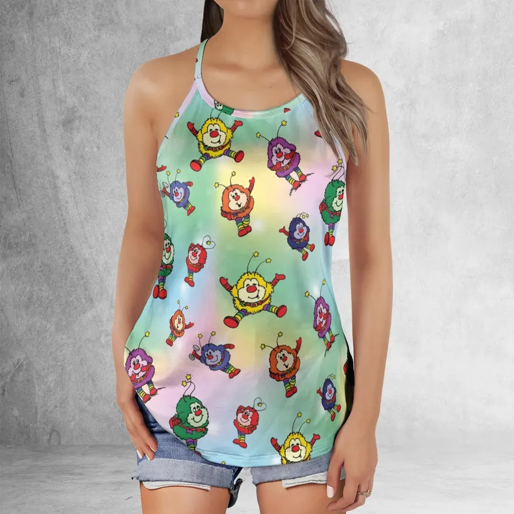 Rainbow Brite Sprites Criss Cross Tank Top - 2