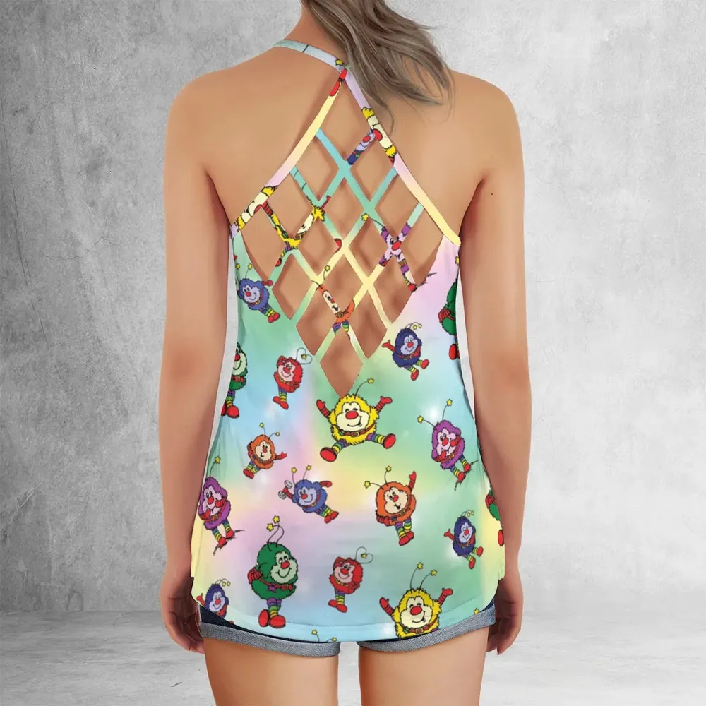 Rainbow Brite Sprites Criss Cross Tank Top - 3
