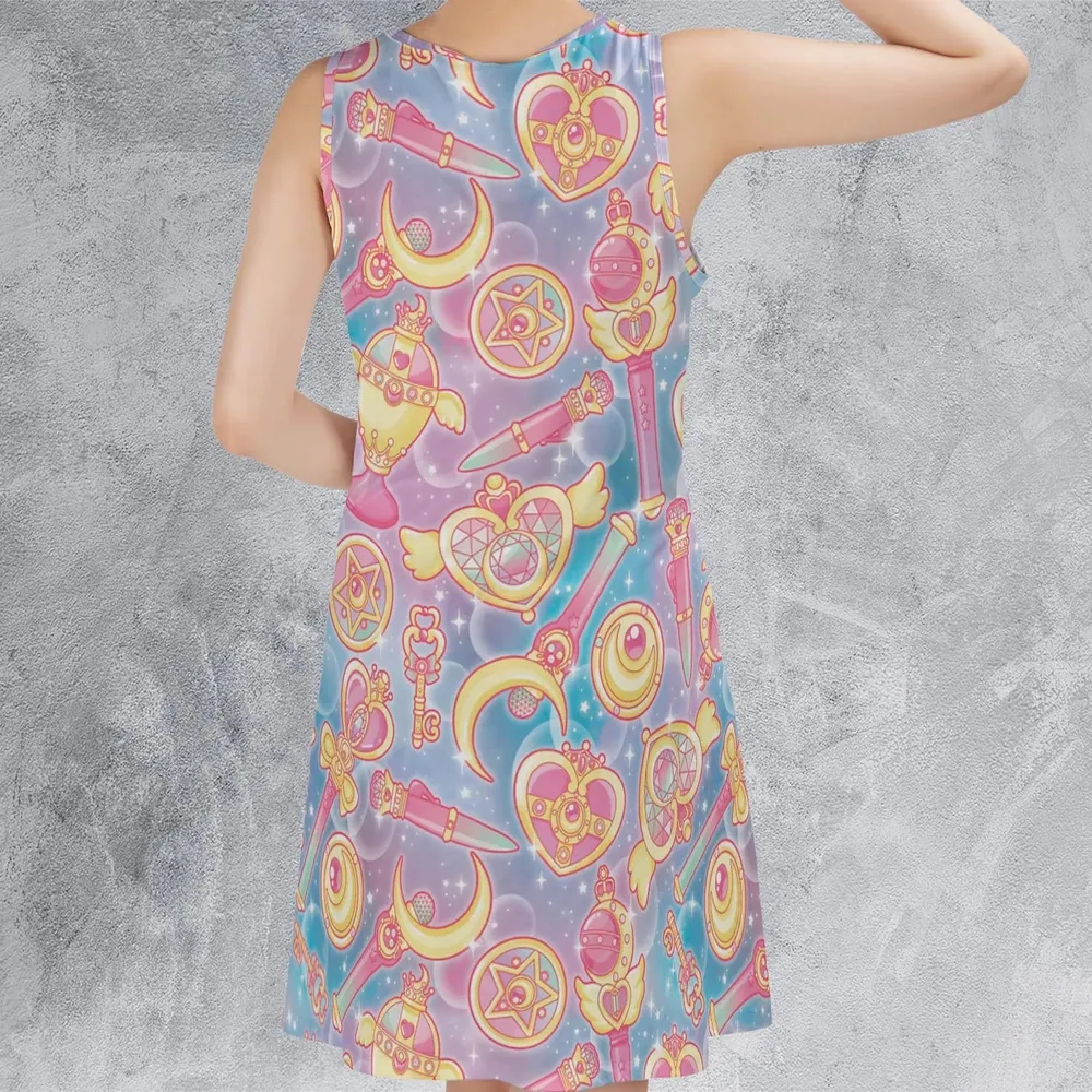 Magical Girls Sailor Moon Sleeveless Dress - 3