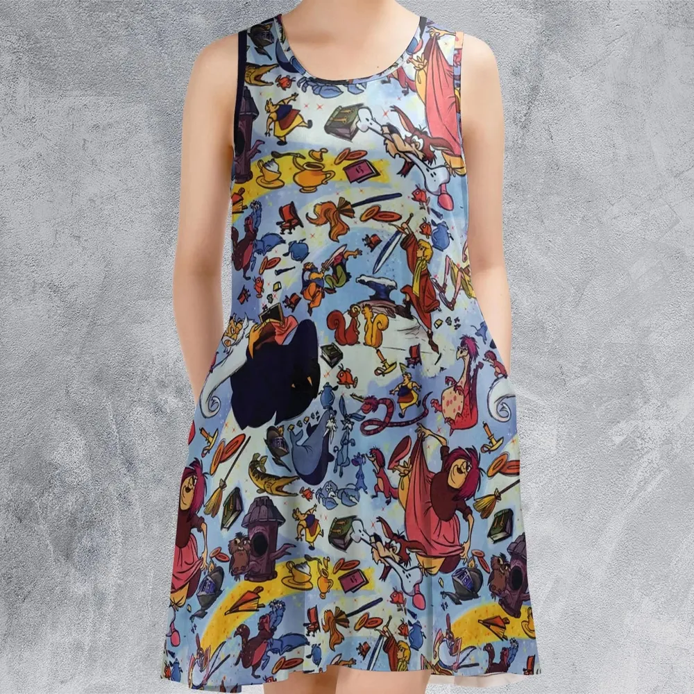 King Arthur The Sword in the Stone Sleeveless Dress - 2