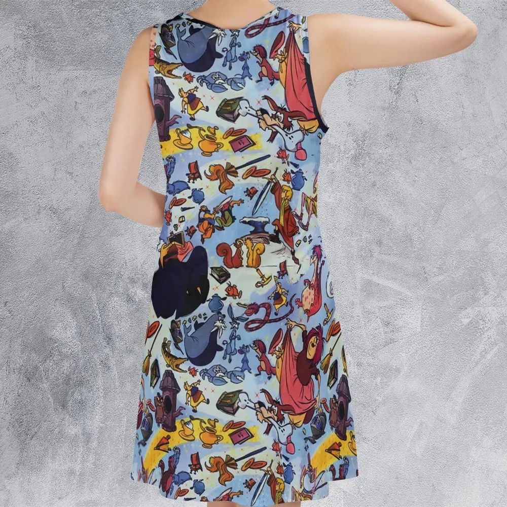 King Arthur The Sword in the Stone Sleeveless Dress - 3