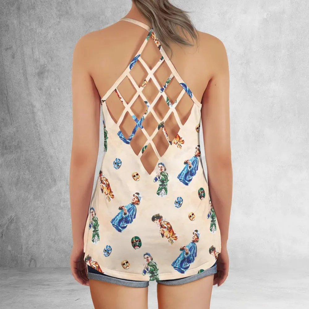 Three Brothers Samuel and Jeffey 3 Ninjas Criss Cross Tank Top - 3