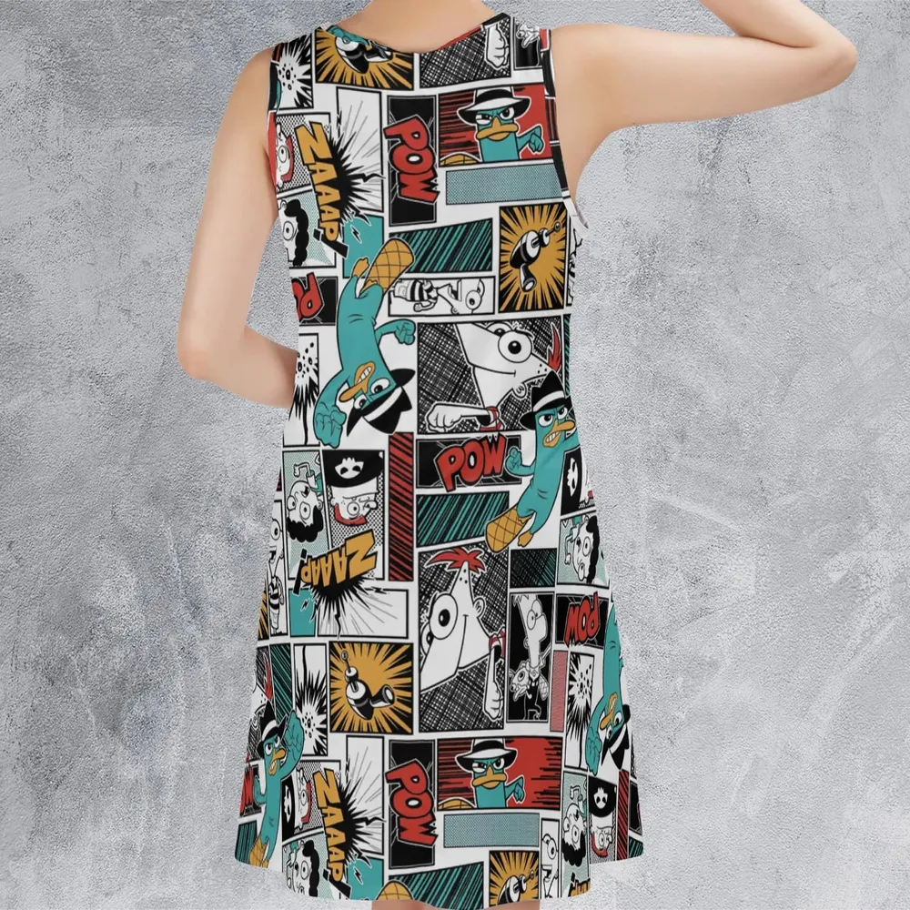 Zaaap! Phineas and Ferb Sleeveless Dress - 3