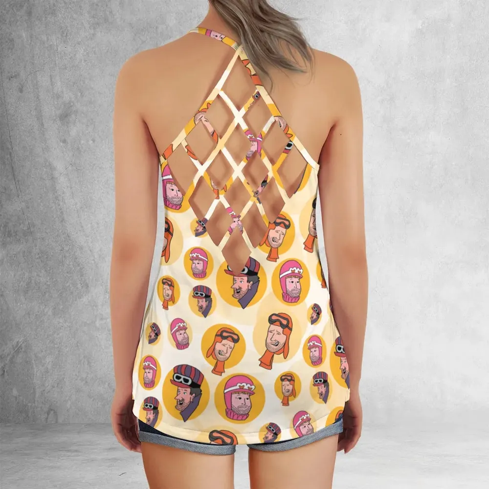 No More Jockeys Wacky Jockeys Criss Cross Tank Top - 3
