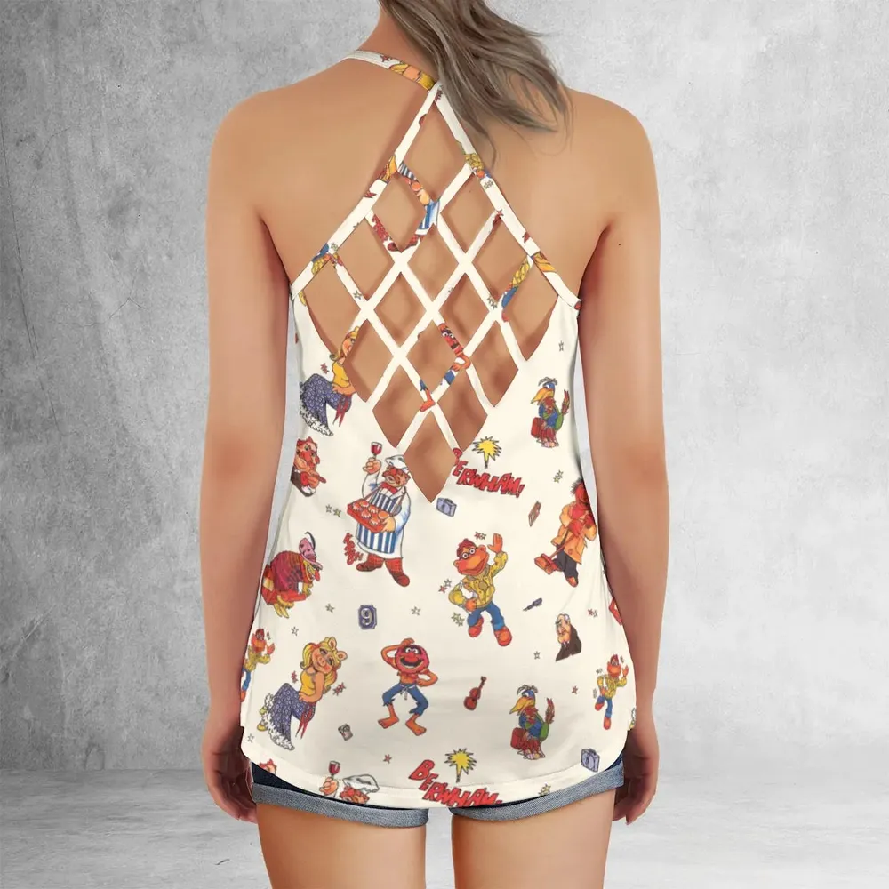 Backstage Inspired The Muppets Criss Cross Tank Top - 3