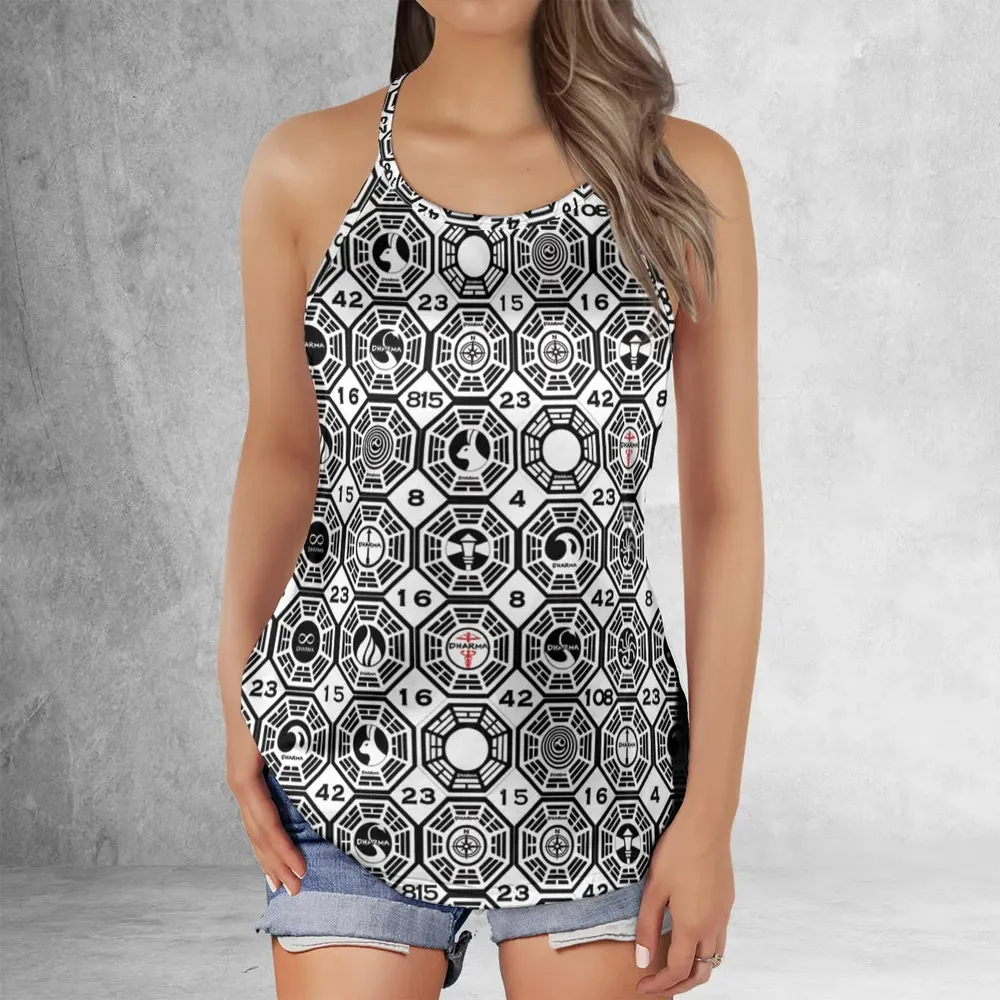 Dharma Lost Criss Cross Tank Top - 2