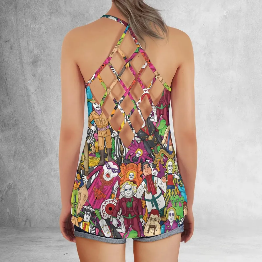 Beetlejuice Toybox Criss Cross Tank Top - 3