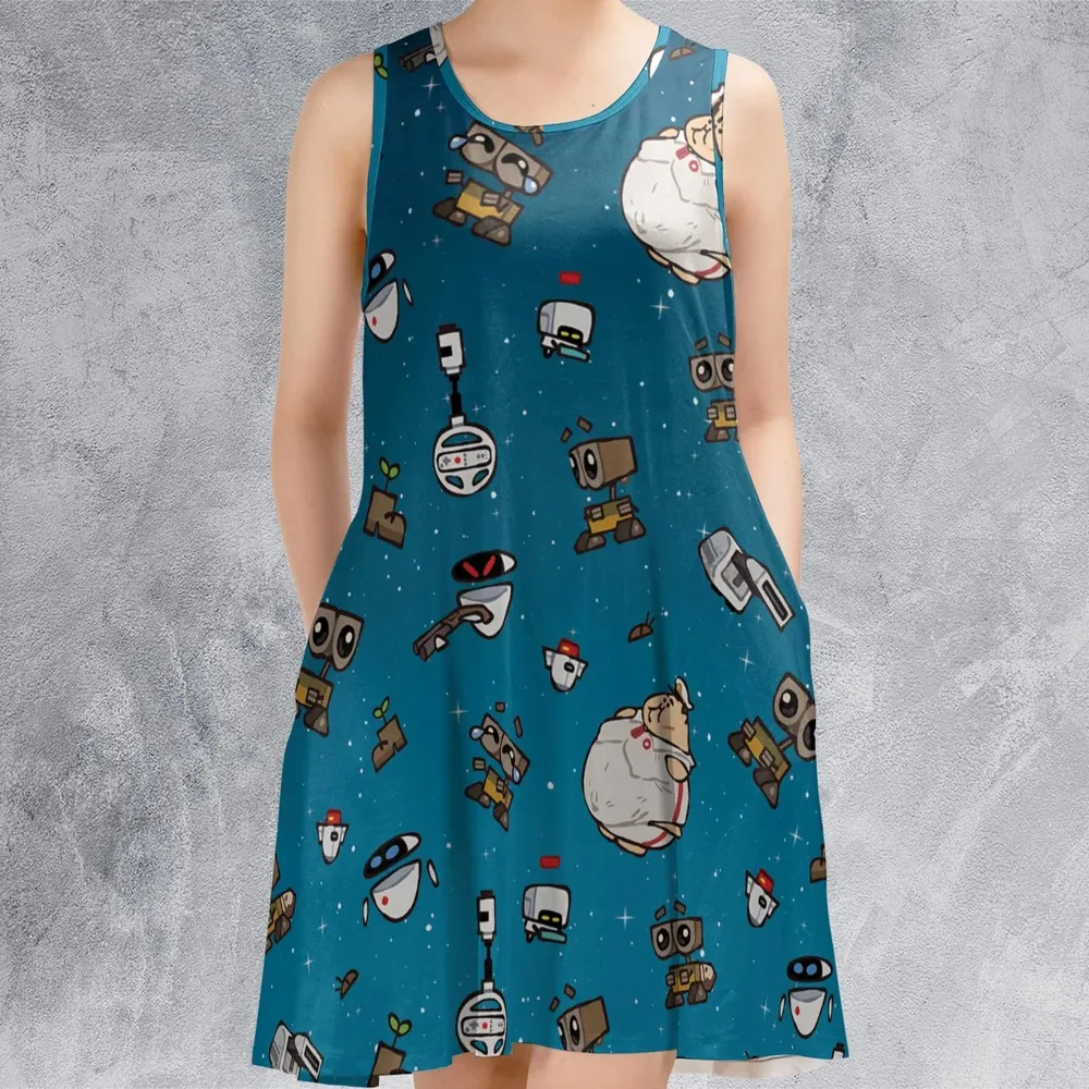 Space Vibes Wall-e Sleeveless Dress - 2