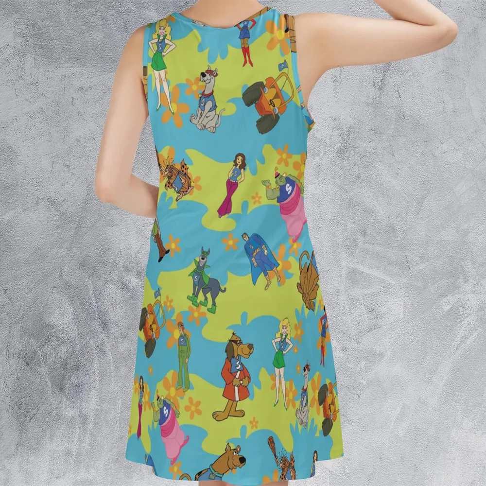 Scooby Gang Scooby Doobies Sleeveless Dress - 3