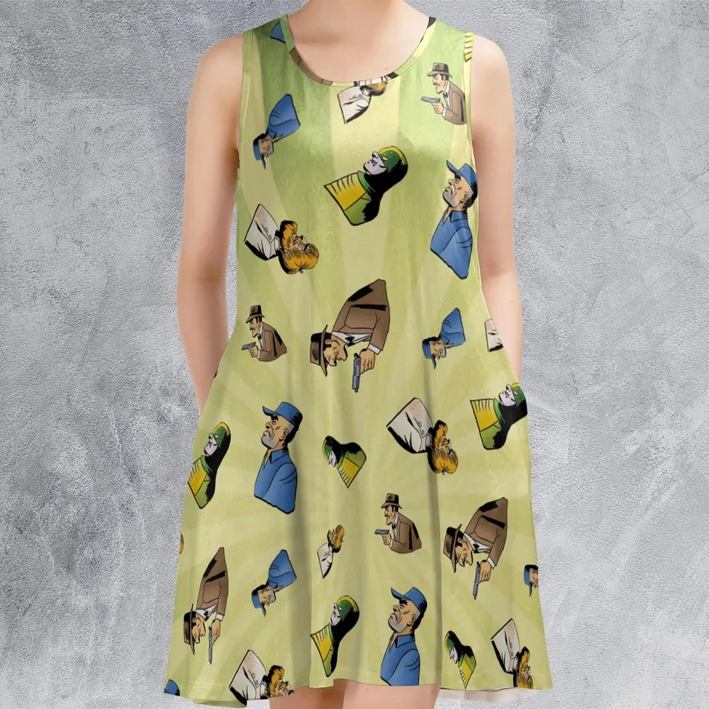 Goons Of '66 DC Comics Sleeveless Dress - 2