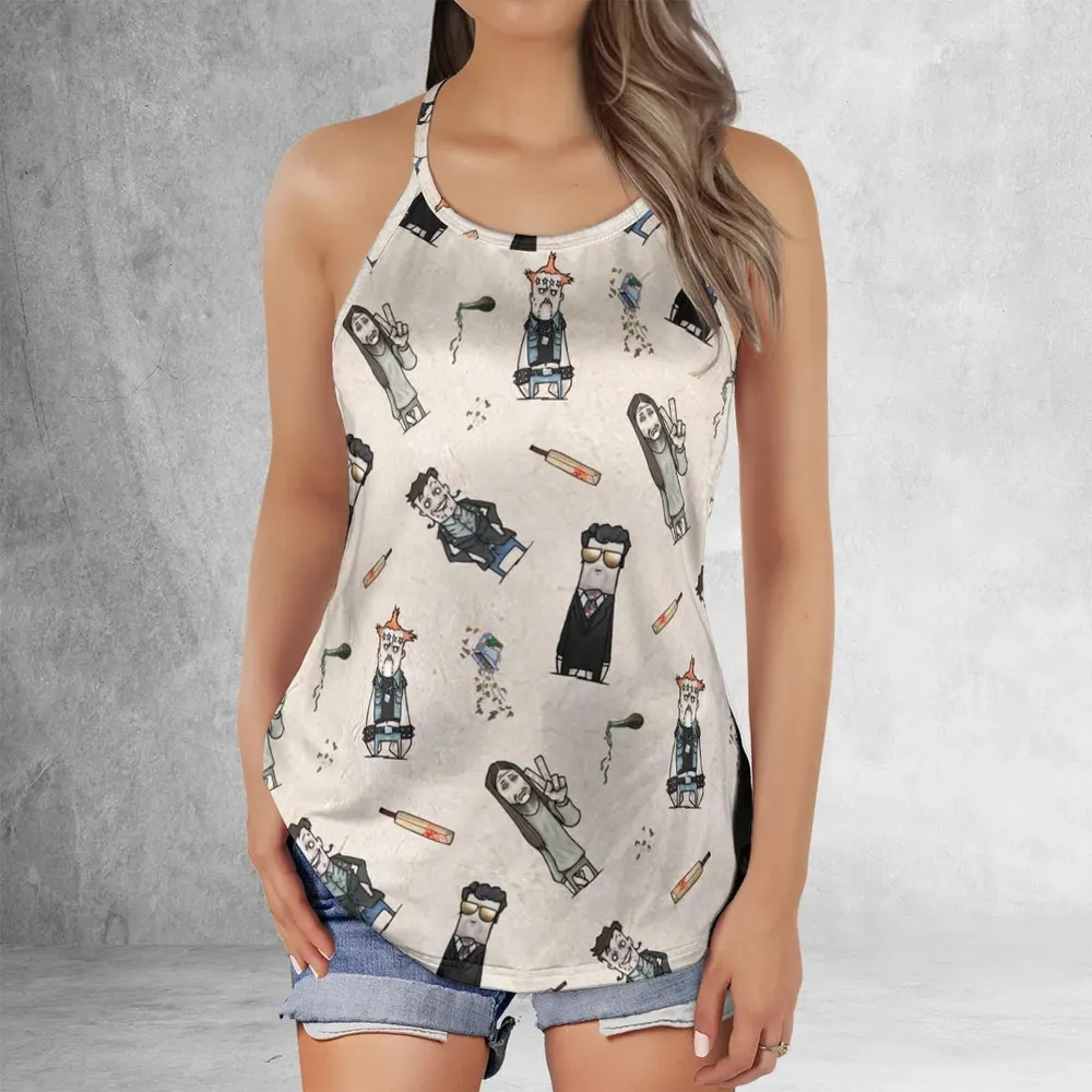 80s Madness The Young Ones Criss Cross Tank Top - 2